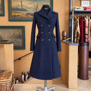 Bazar Deluxe - Cappotto Doppiopetto Blu