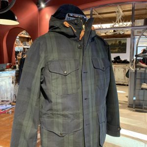 Manifattura Ceccarelli - Giacca Antipioggia Tartan Blue e Verde