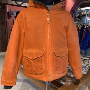 Manifattura Ceccarelli - Giacca Cerata Orange Cappuccio