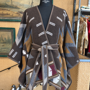 Bazar Deluxe - Cappa con Cintura Marrone
