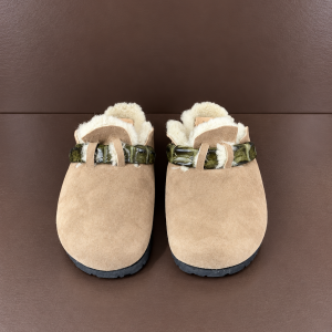 Post&Co X Mauro Guerresco - Sabot Montone e Cocco Beige con Borchie
