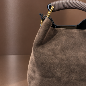ViaMail Bag - Borsa Secchiello Camoscio Testa di Moro H01