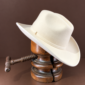 Mauro Guerresco - Cappello Texano in Lana Bianco 671790